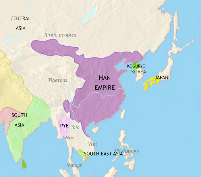 East Asia: China, Korea, Japan