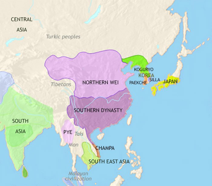 East Asia: China, Korea, Japan