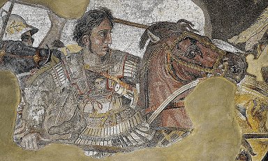 A Detail of the Alexander Mosaic - Alexander the Great