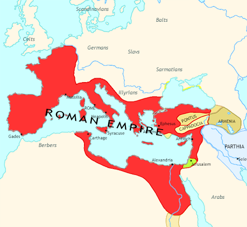 Map of Rise and Fall at 1CE