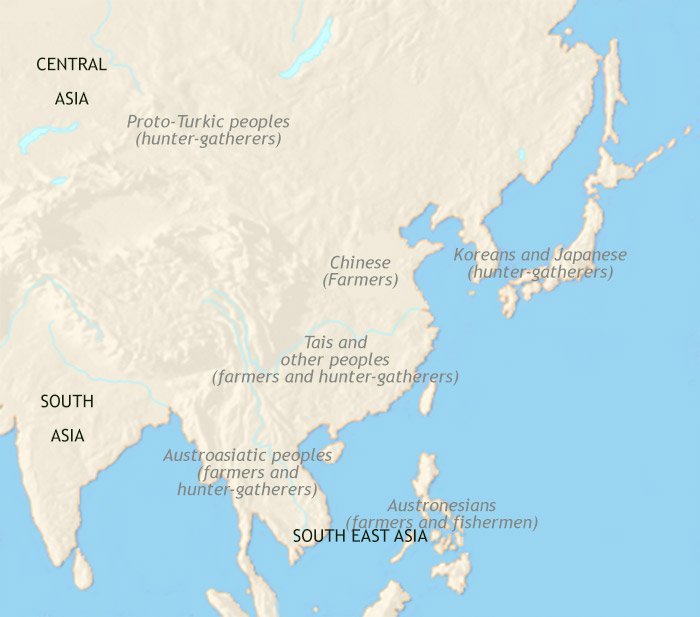 East Asia: China, Korea, Japan