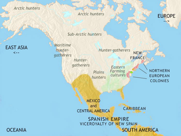 North America 1648AD