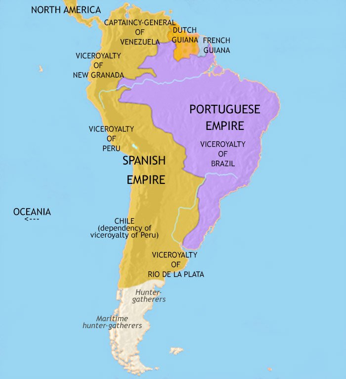 South America 1789AD